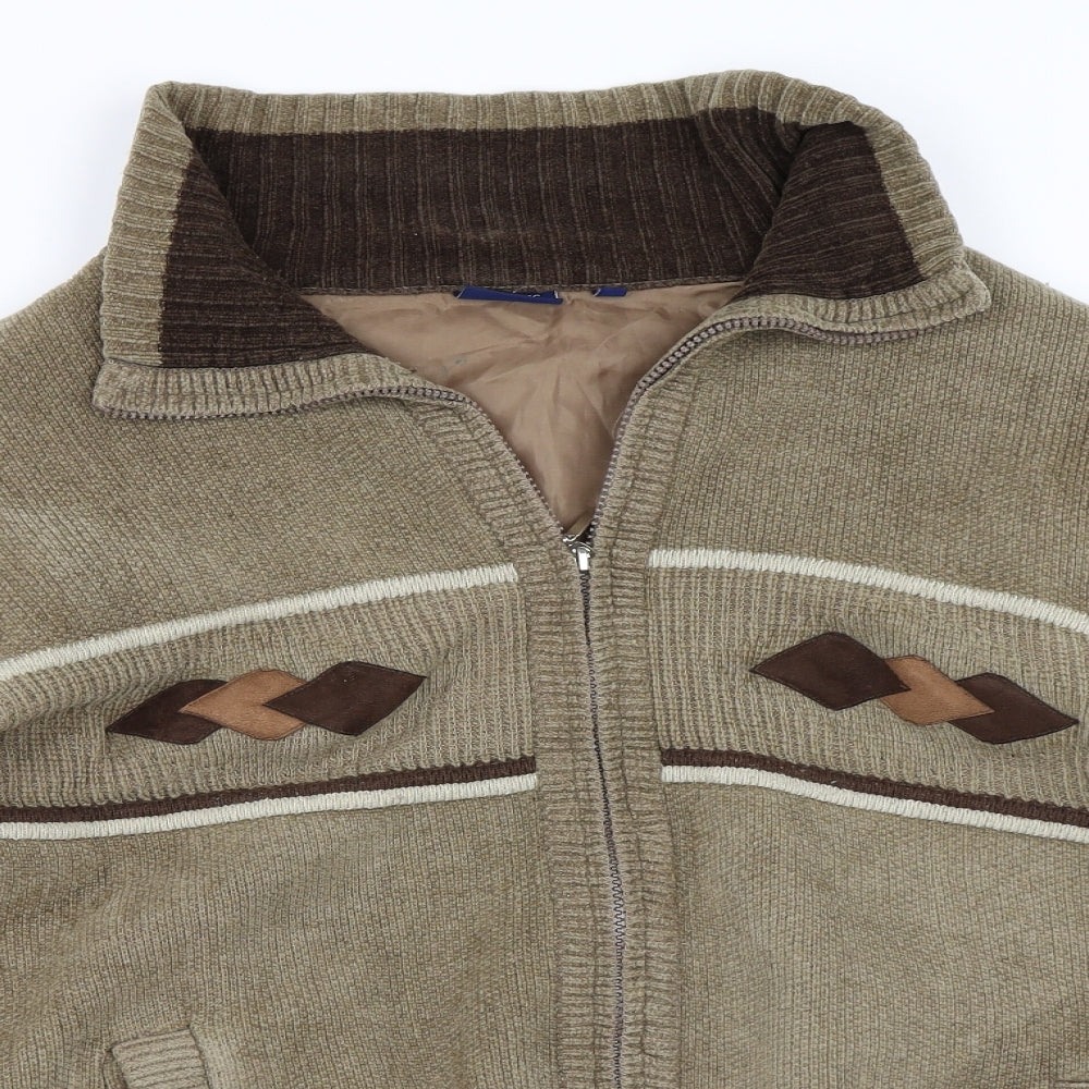 Charles Norton Mens Beige   Jacket Coat Size XL