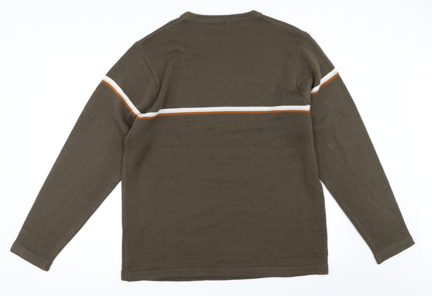 Cutting Edge Mens Brown   Pullover Jumper Size L