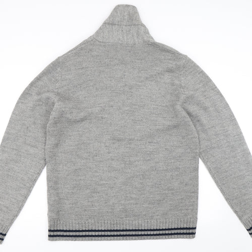 Ambrose Mens Grey   Pullover Jumper Size XL