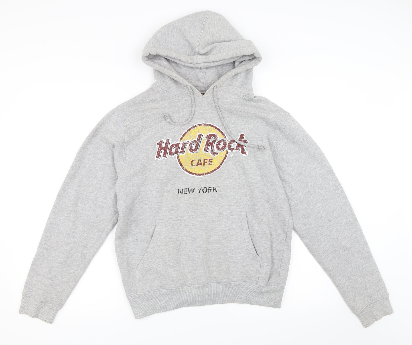 Hard Rock Cafe Womens Grey   Pullover Hoodie Size M  - hard rock cafe new york