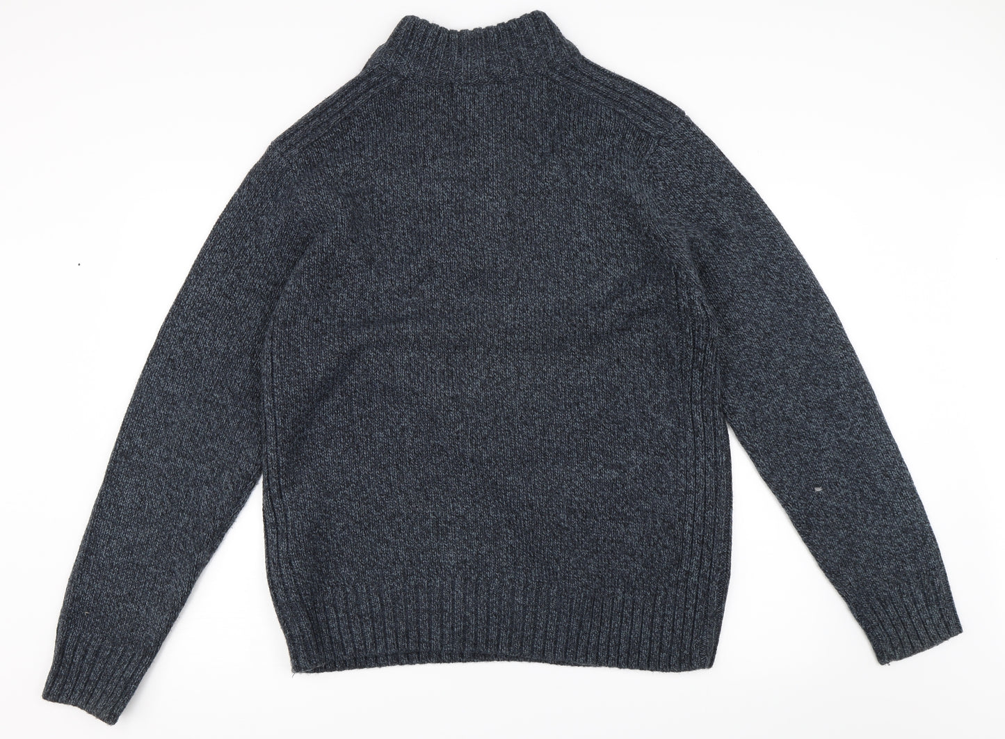 George Mens Blue   Henley Jumper Size L