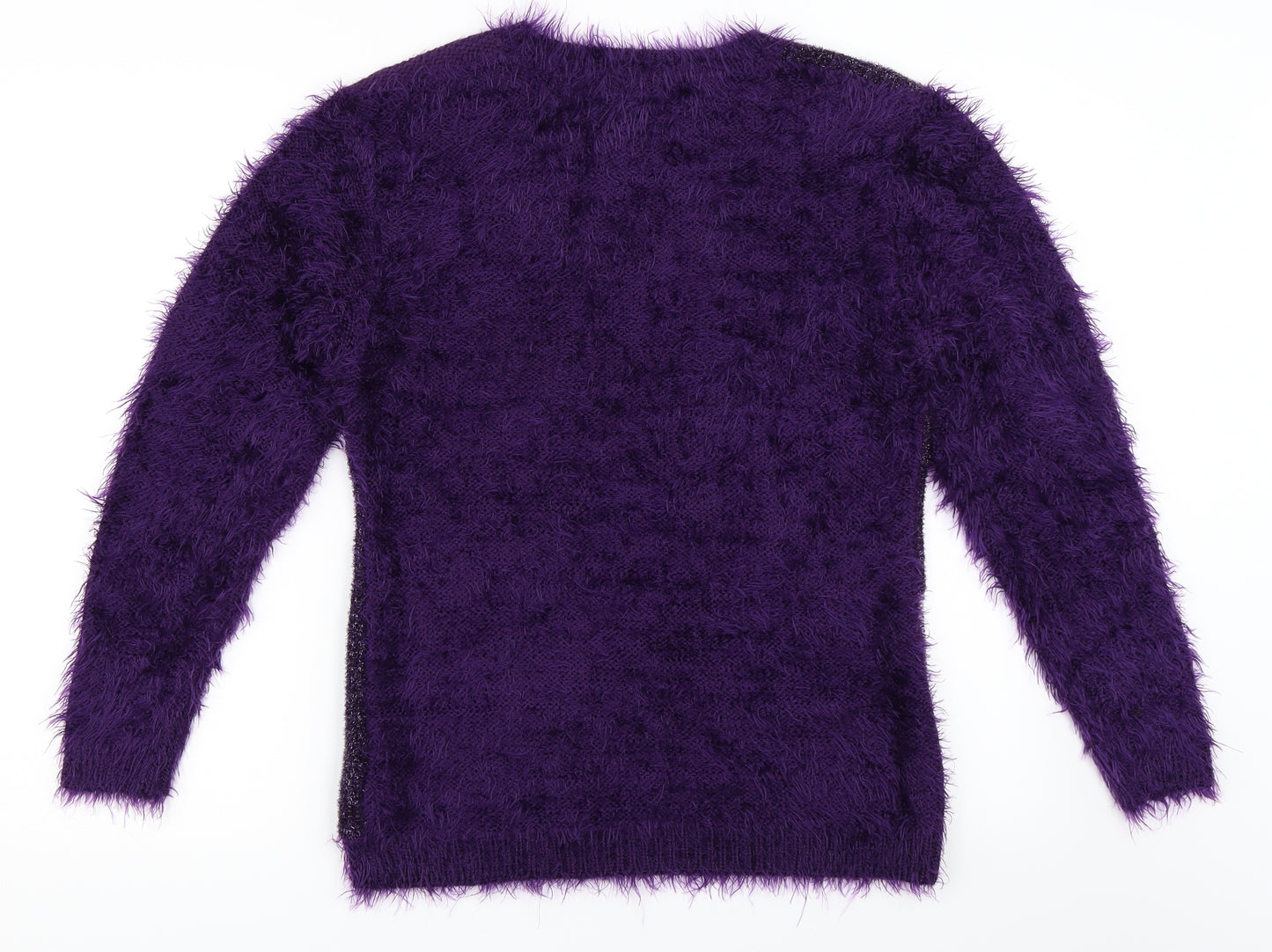 Miyoko London Womens Purple   Pullover Jumper Size L