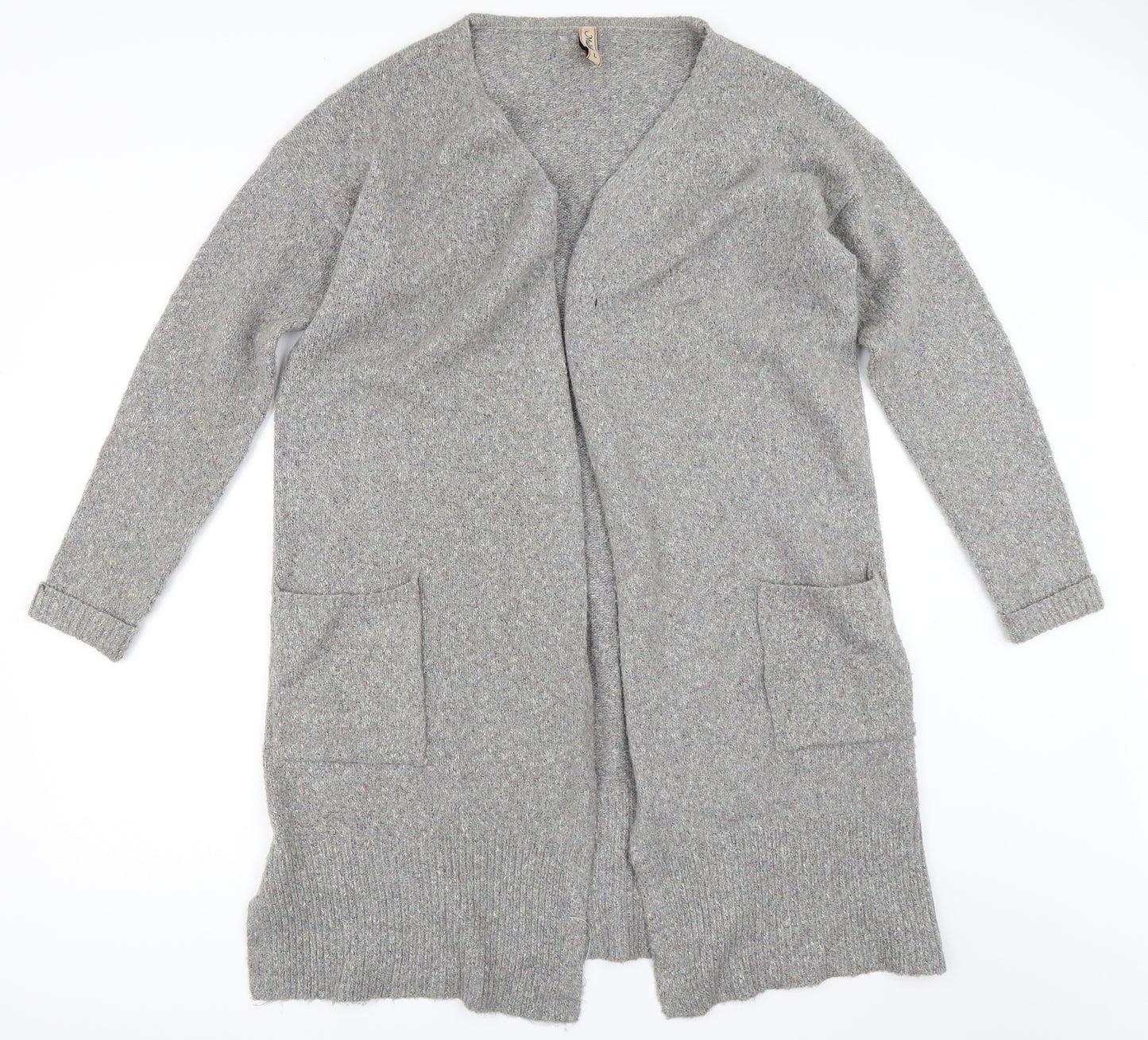 Multiblu Womens Grey   Cardigan Jumper Size L