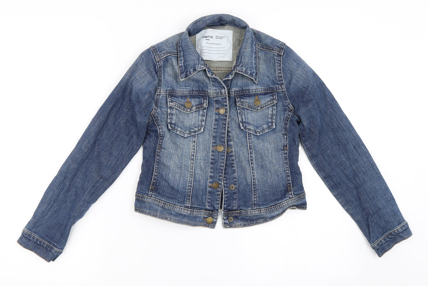 Gap Girls Blue  Denim Jacket  Size 8-9 Years