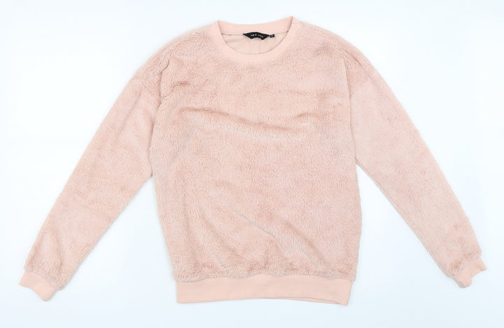 New Look Womens Pink   Pullover Sweatshirt Size 8