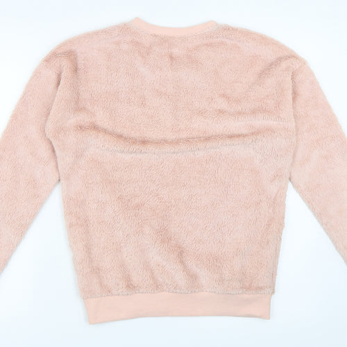 New Look Womens Pink   Pullover Sweatshirt Size 8