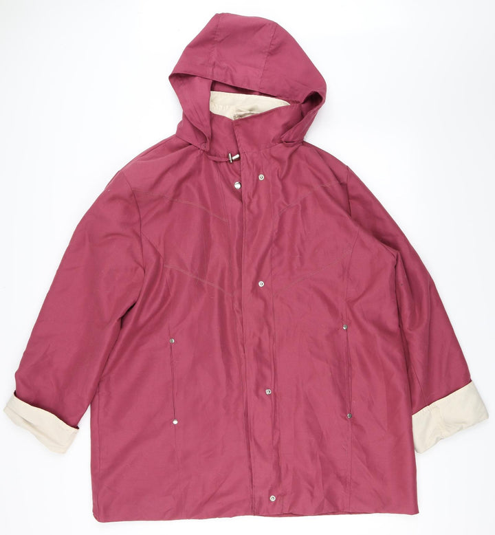 Gabriella Vicenga Womens Pink   Overcoat Coat Size 16