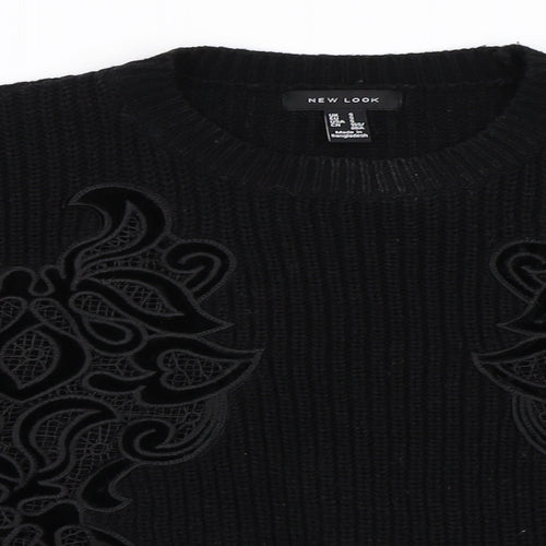 New Look Womens Black   Pullover Jumper Size S