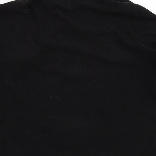 Peacocks Womens Black  Fleece Jacket  Size 8