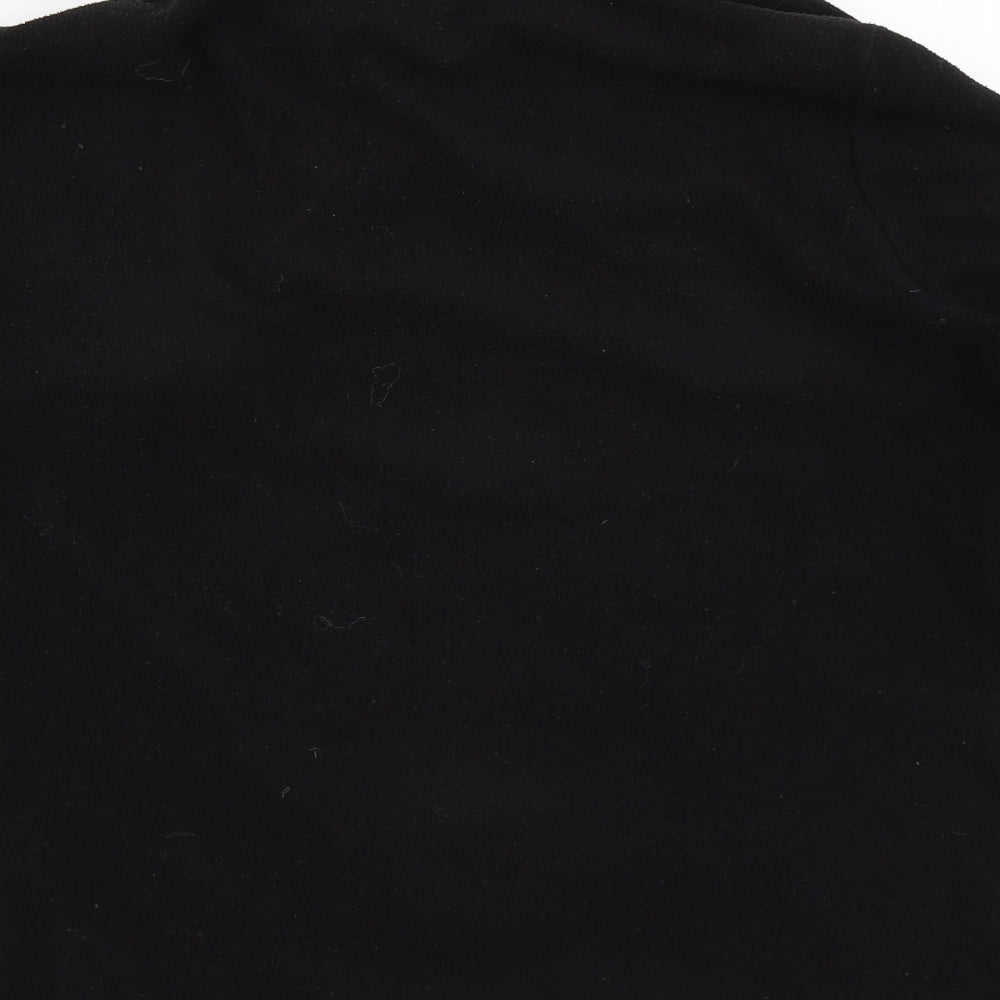 Peacocks Womens Black  Fleece Jacket  Size 8