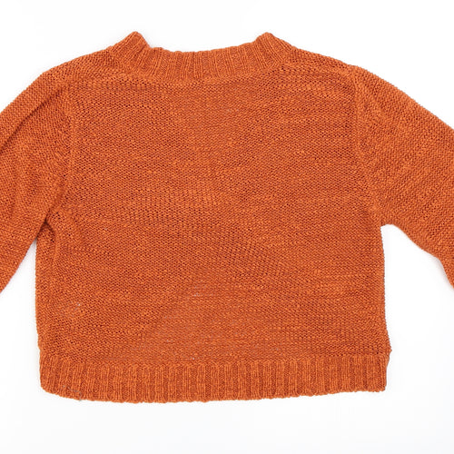 TU Womens Orange   Cardigan Jumper Size 14