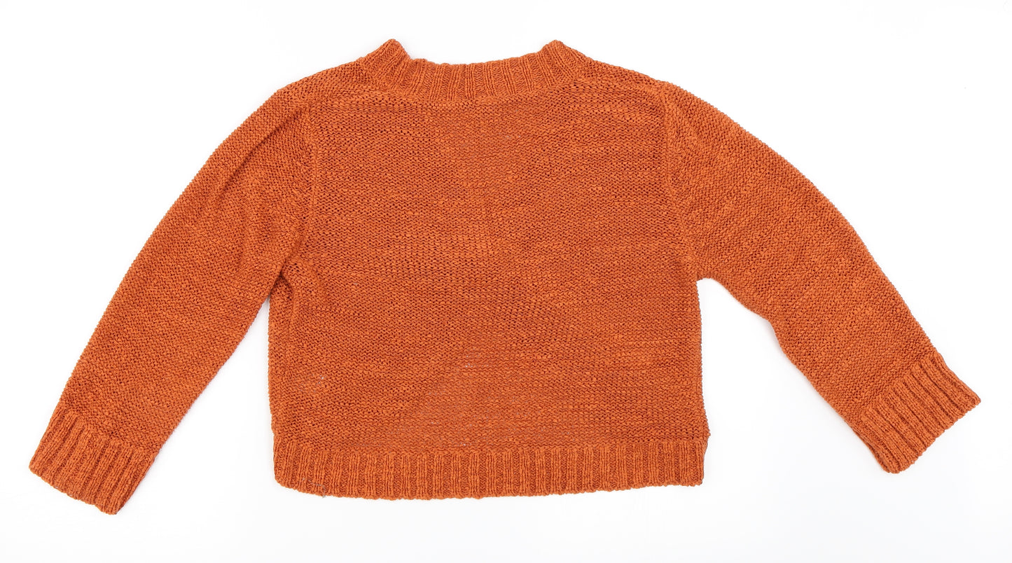 TU Womens Orange   Cardigan Jumper Size 14