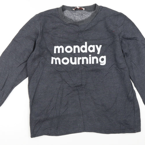 My Nelly Womens Blue   Pullover Sweatshirt Size S