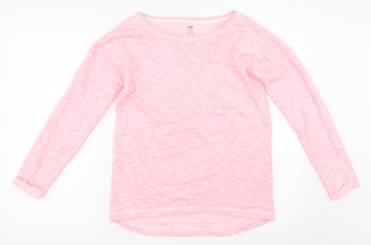 H&M Girls Pink   Pullover Sweatshirt Size 14 Years