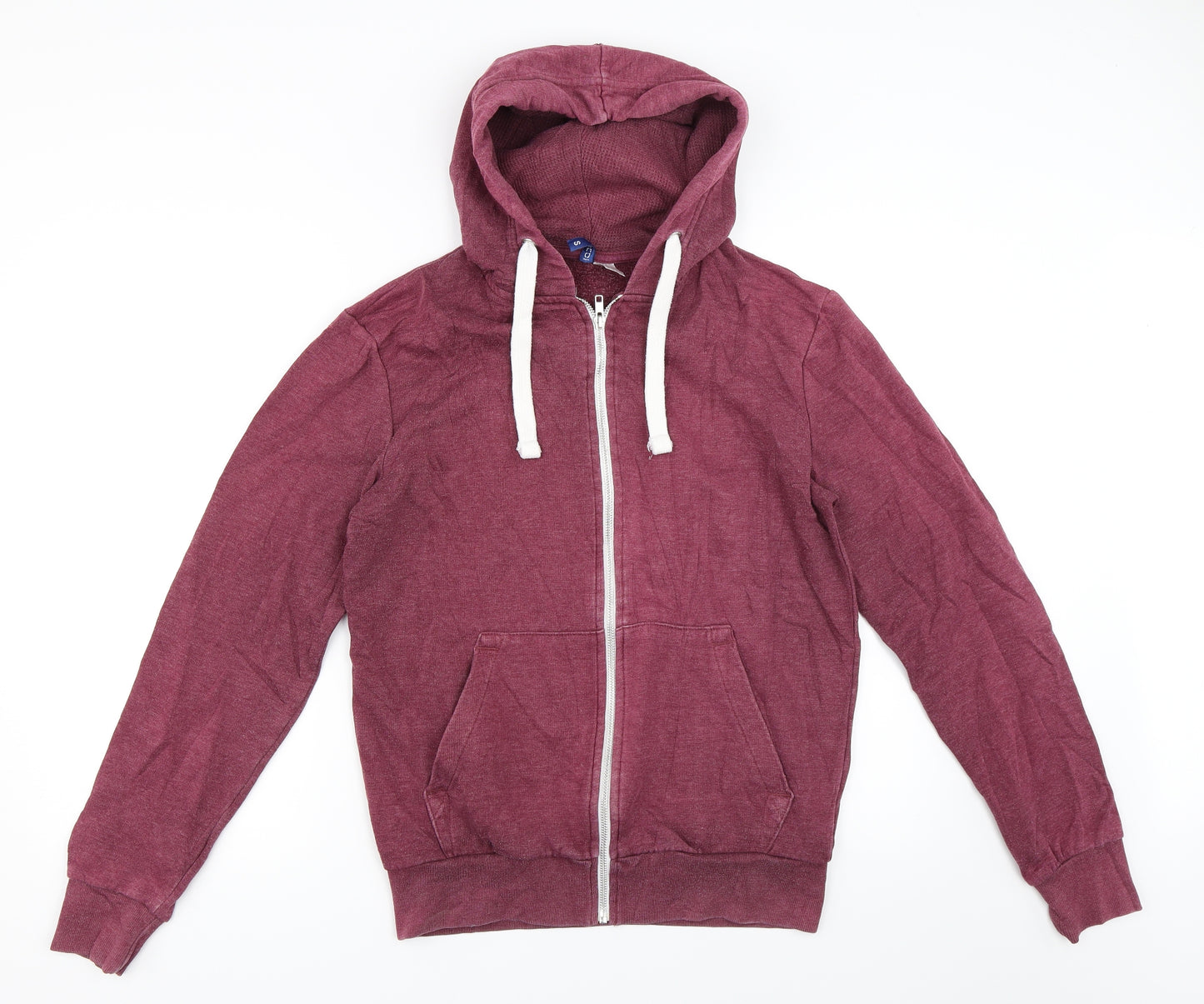 H&M Mens Purple   Full Zip Hoodie Size S