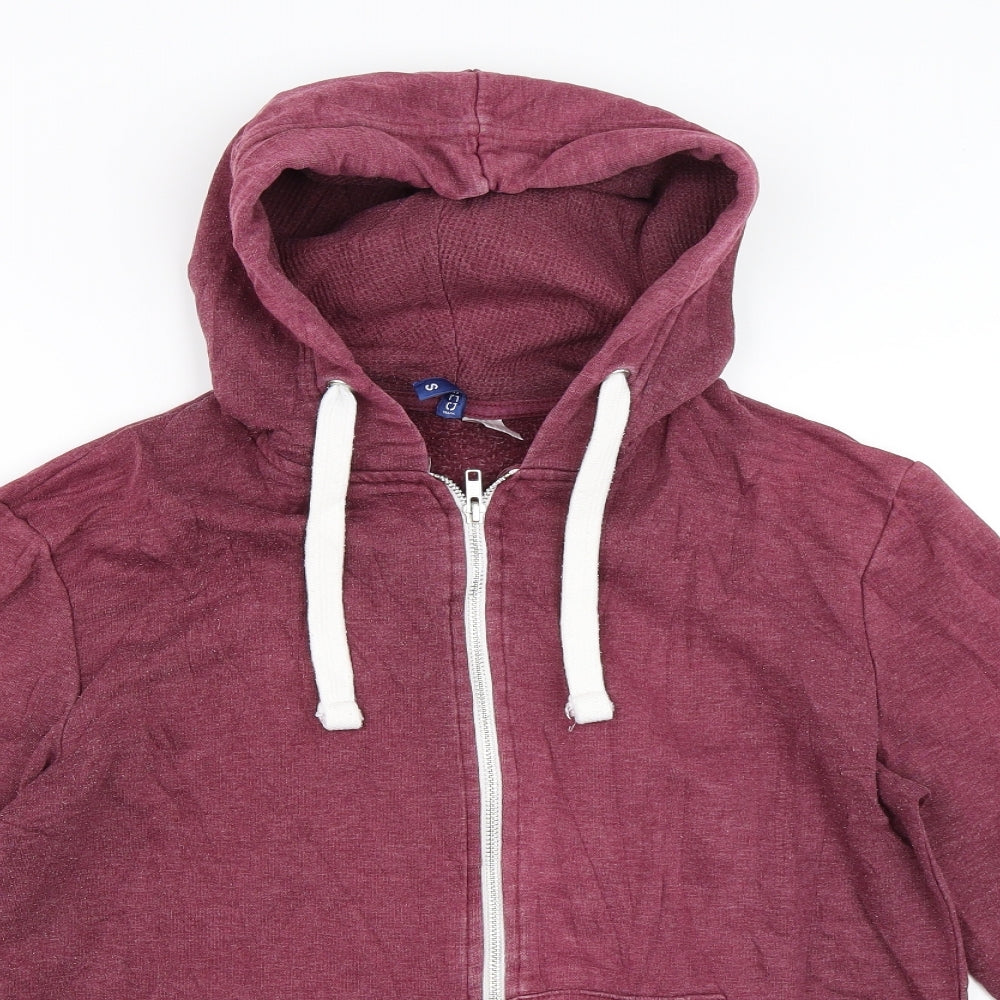 H&M Mens Purple   Full Zip Hoodie Size S
