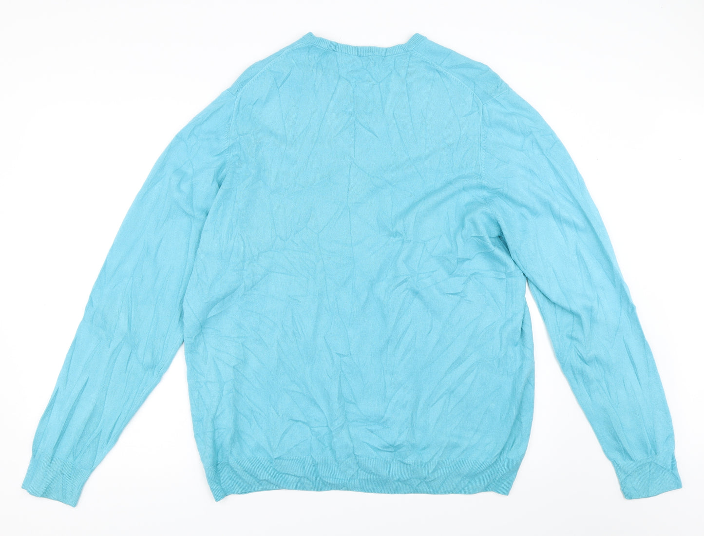 Marks and Spencer Mens Blue   Pullover Jumper Size XL