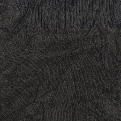 Burton Mens Grey   Henley Jumper Size L