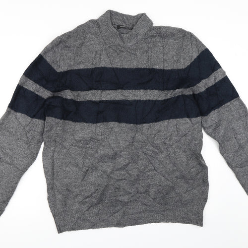 Burton Mens Grey   Pullover Jumper Size L