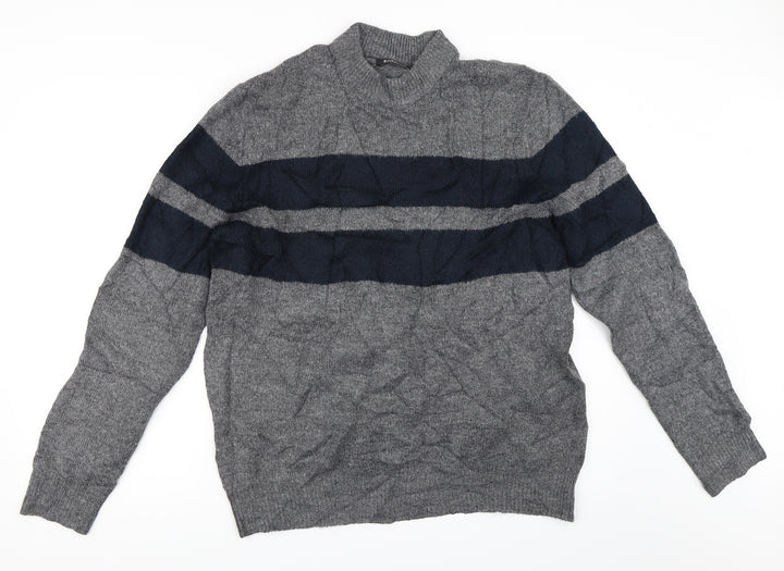 Burton Mens Grey Pullover Jumper Size L