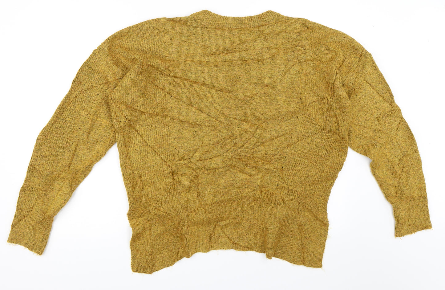 Marks and Spencer Womens Yellow   Pullover Jumper Size L