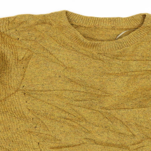 Marks and Spencer Womens Yellow   Pullover Jumper Size L
