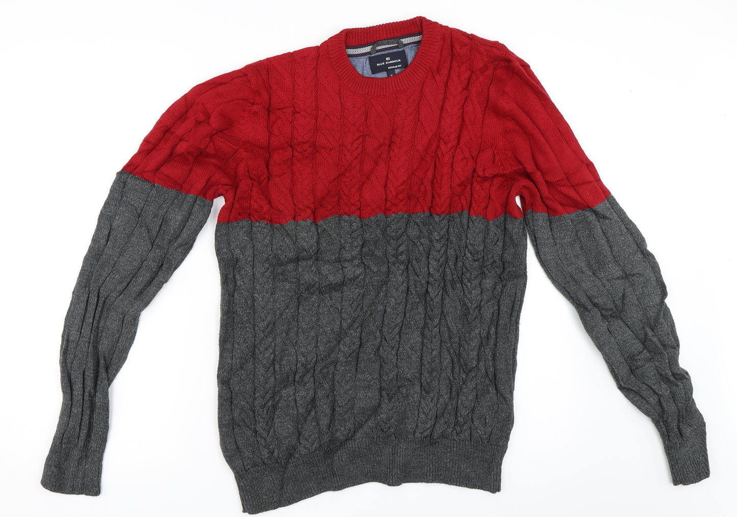 Blue Harbour Mens Grey   Pullover Jumper Size M