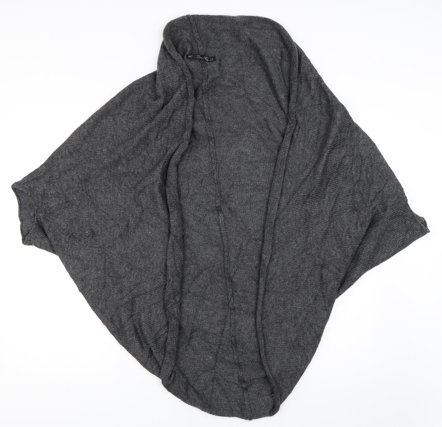 Zara Womens Grey   Cardigan Jumper Size M  - BATWING