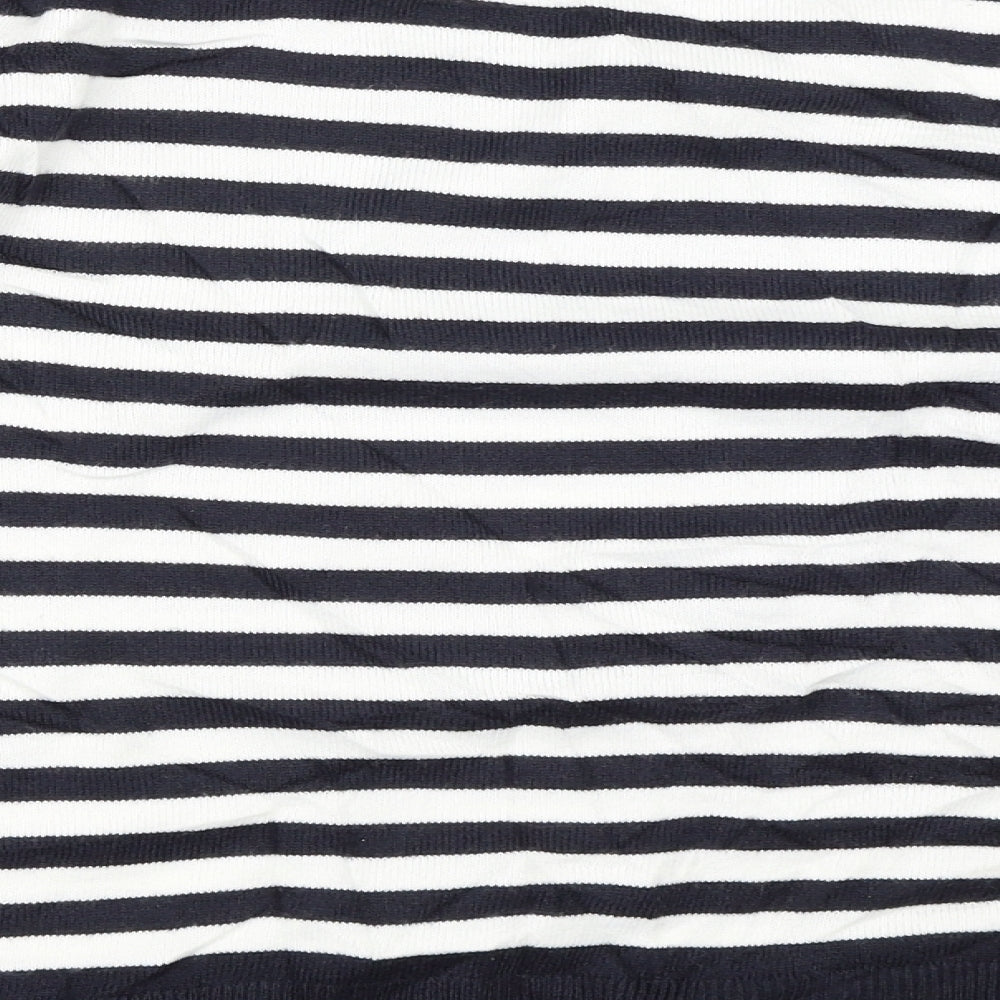 Marks and Spencer Womens Blue Striped  Pullover Jumper Size 12