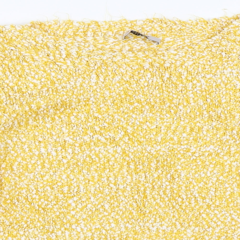 Marks and Spencer Womens Yellow   Pullover Jumper Size L