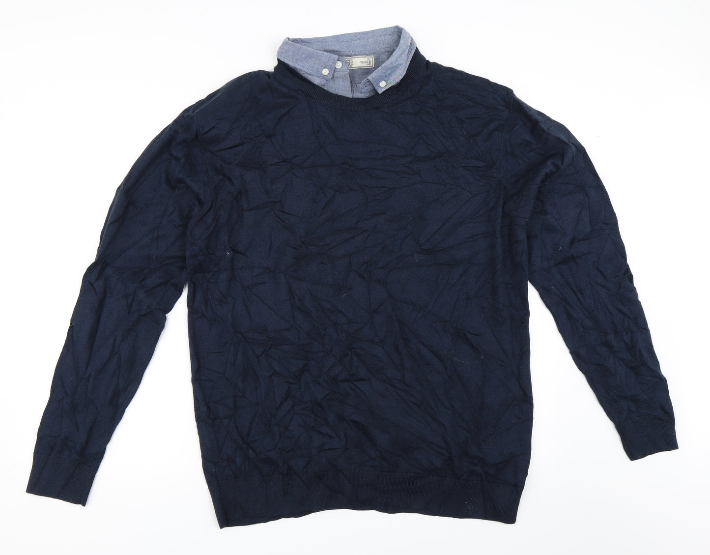 NEXT Mens Blue   Pullover Jumper Size XL