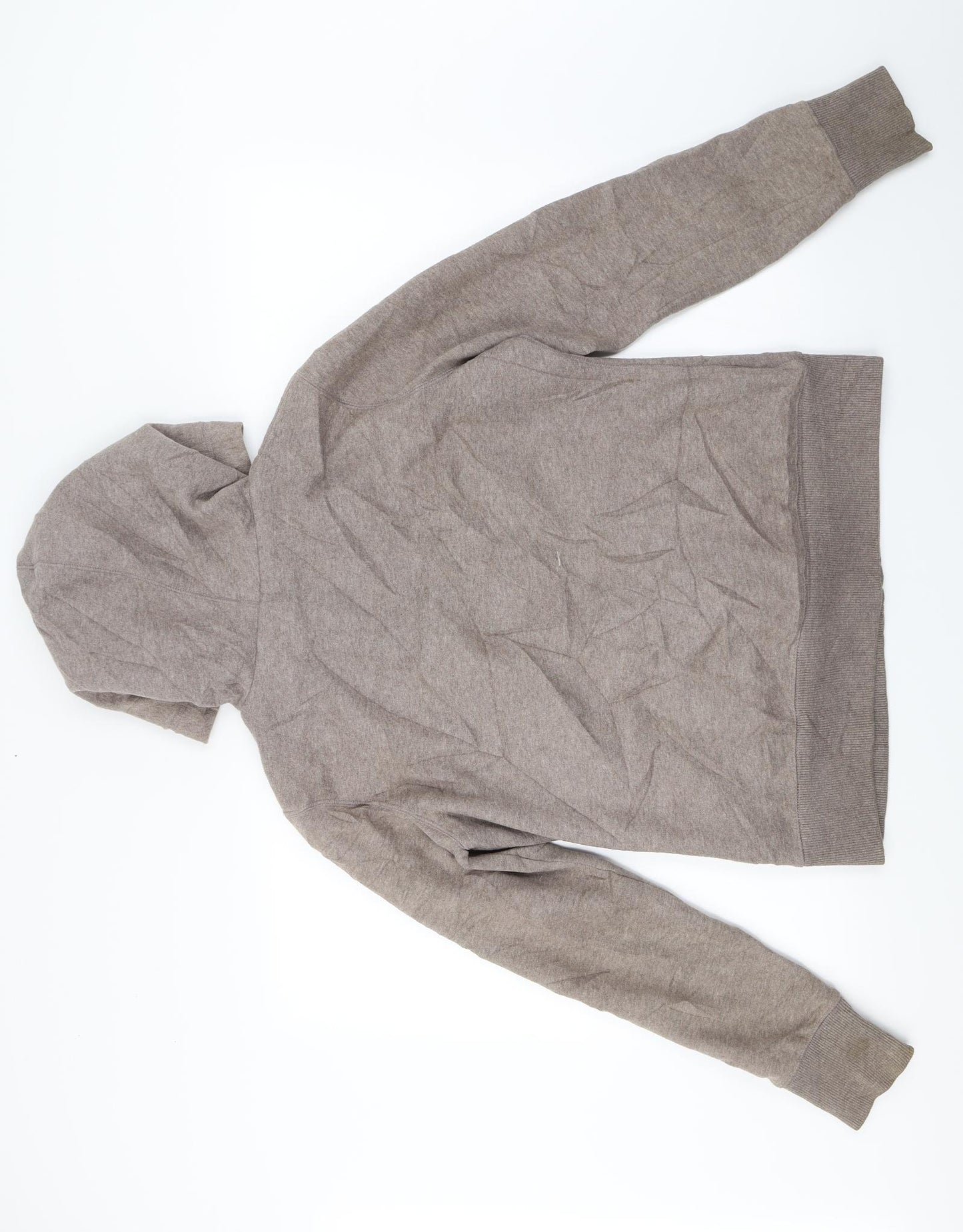 H&M Womens Brown   Full Zip Hoodie Size L