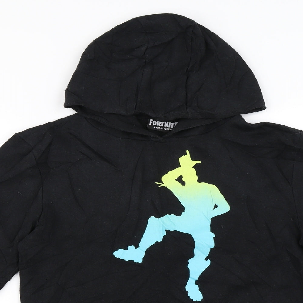 Fortnite  Mens Black   Pullover Hoodie Size M