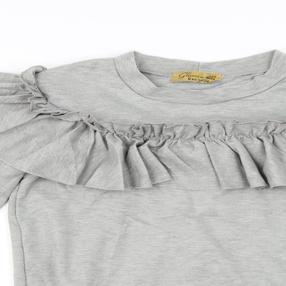 Glamour Babe  Womens Grey   Pullover Jumper Size S