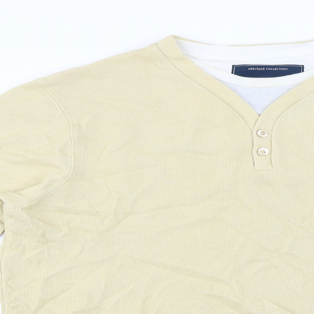 Stone bay  Mens Yellow   Pullover Jumper Size L
