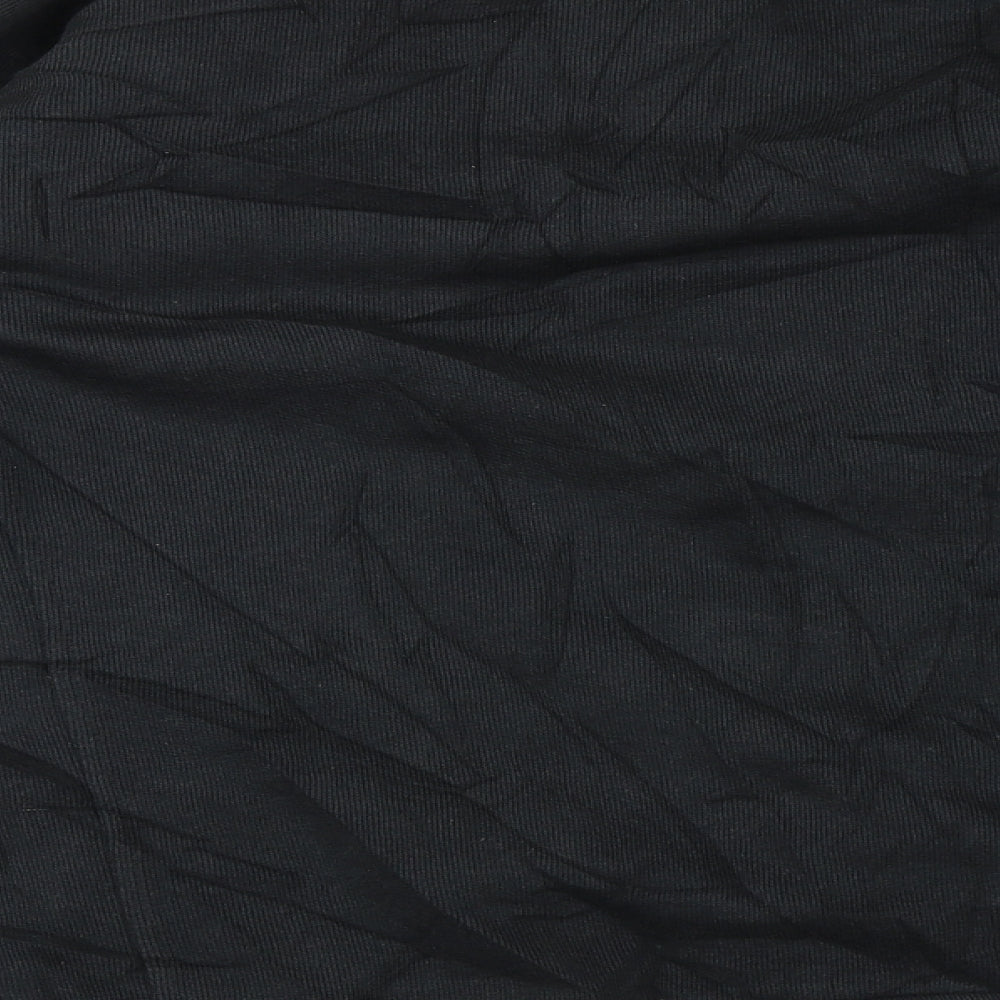 Rogue Mens Black   Henley Jumper Size L