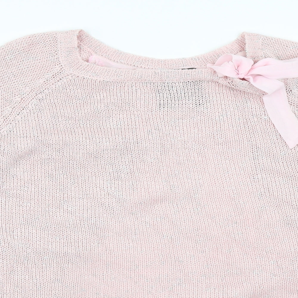 Lipsy Womens Pink   Pullover Jumper Size 12