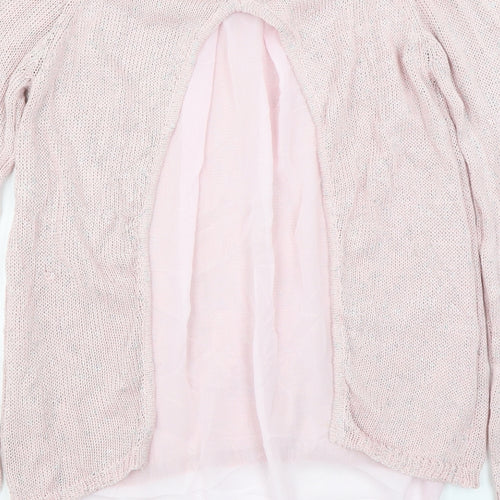 Lipsy Womens Pink   Pullover Jumper Size 12