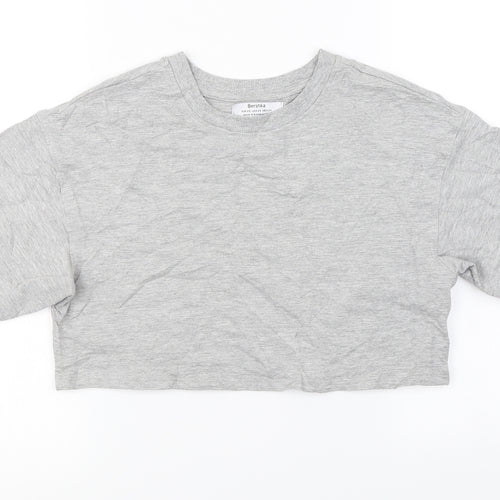 Bershka  Womens Grey   Pullover Jumper Size XS