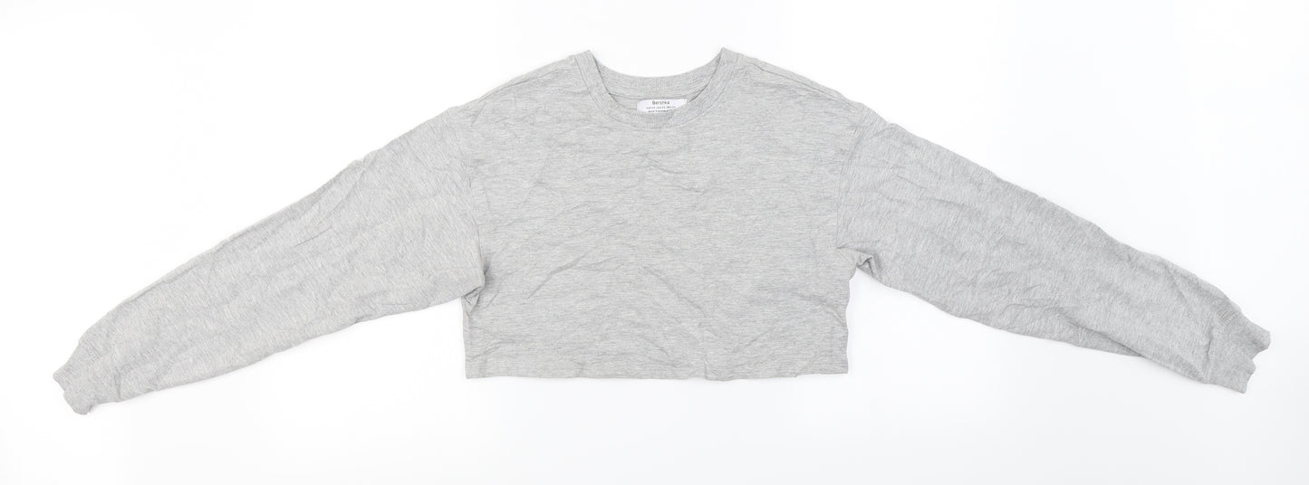 Bershka  Womens Grey   Pullover Jumper Size XS