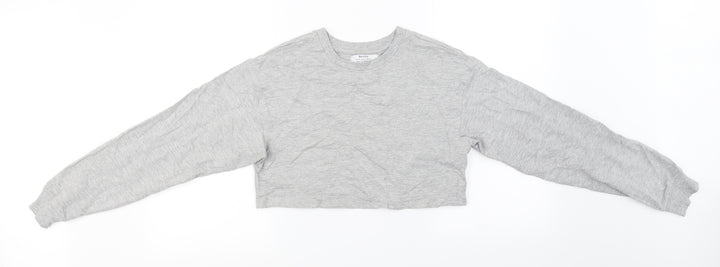 Bershka  Womens Grey   Pullover Jumper Size XS