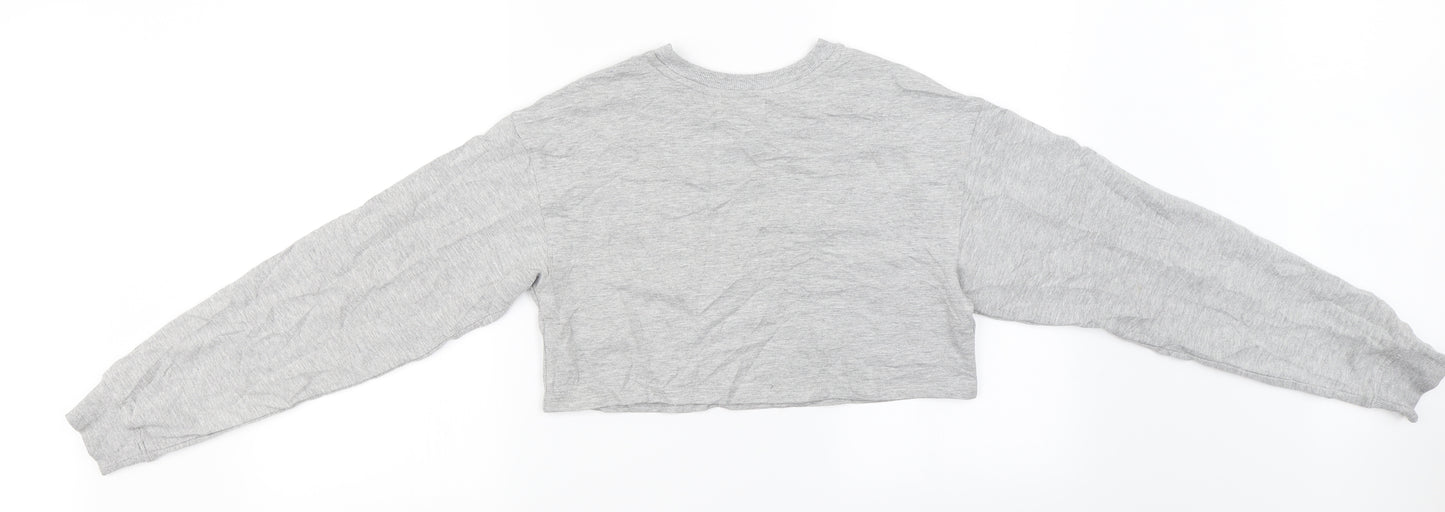 Bershka  Womens Grey   Pullover Jumper Size XS