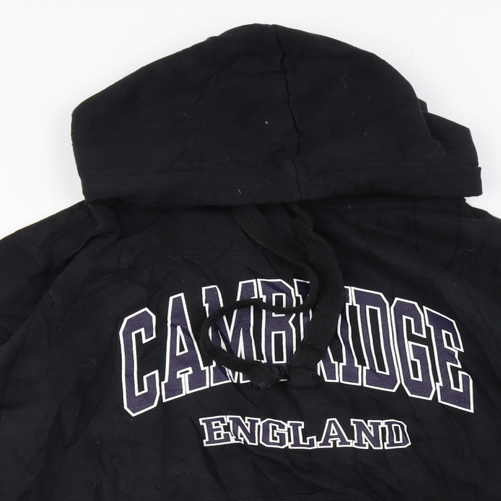 WRAP Mens Black   Pullover Hoodie Size L