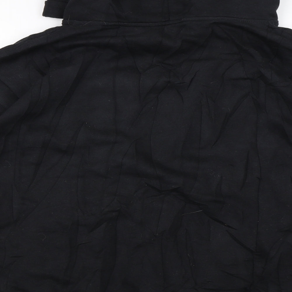 WRAP Mens Black   Pullover Hoodie Size L