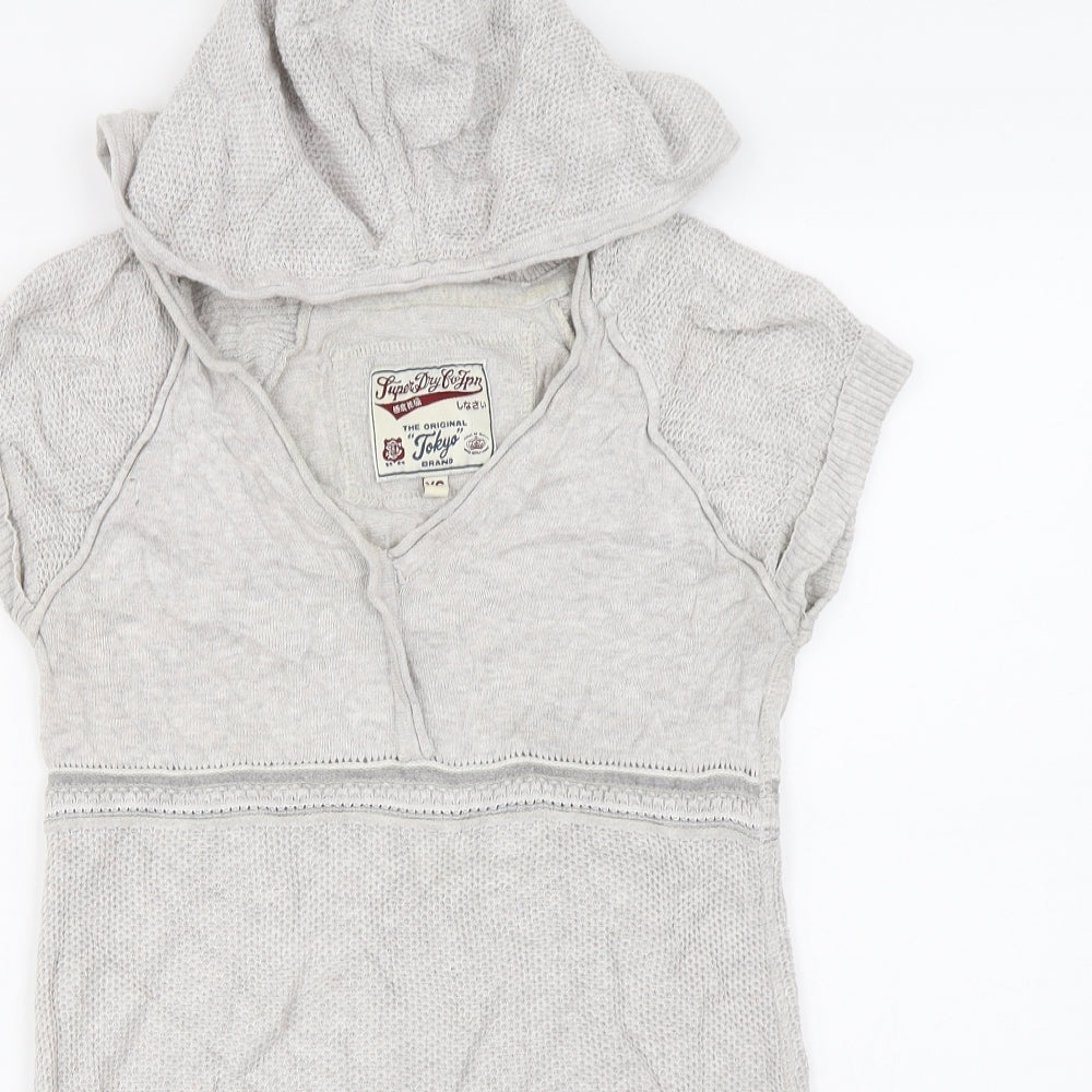 Superdry  Womens Grey   Pullover Jumper Size XS