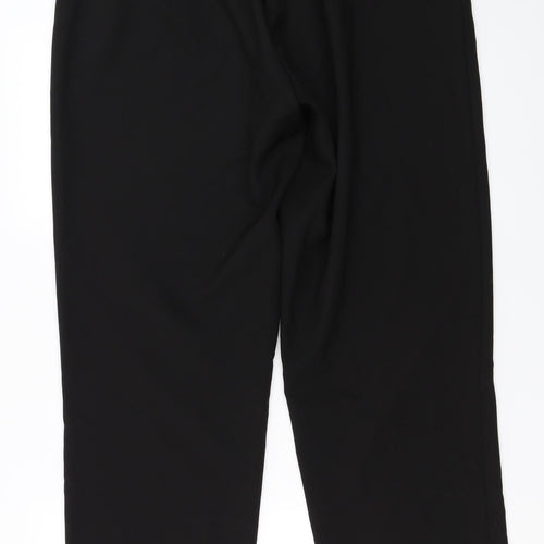 BM Womens Black   Trousers  Size 16 L26 in