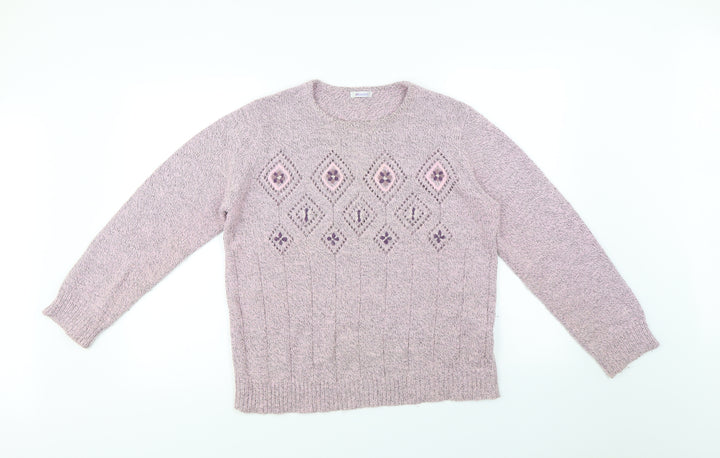 Damart Womens Pink   Pullover Jumper Size M