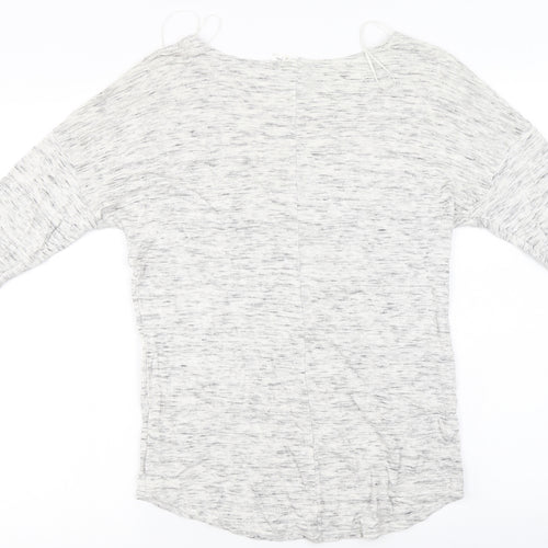 H&M Womens Ivory   Basic T-Shirt Size M