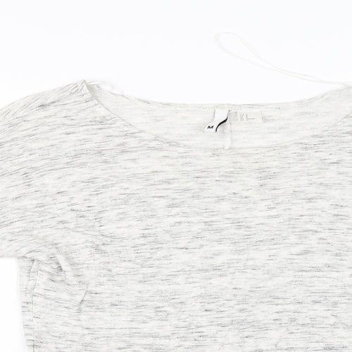H&M Womens Ivory   Basic T-Shirt Size M
