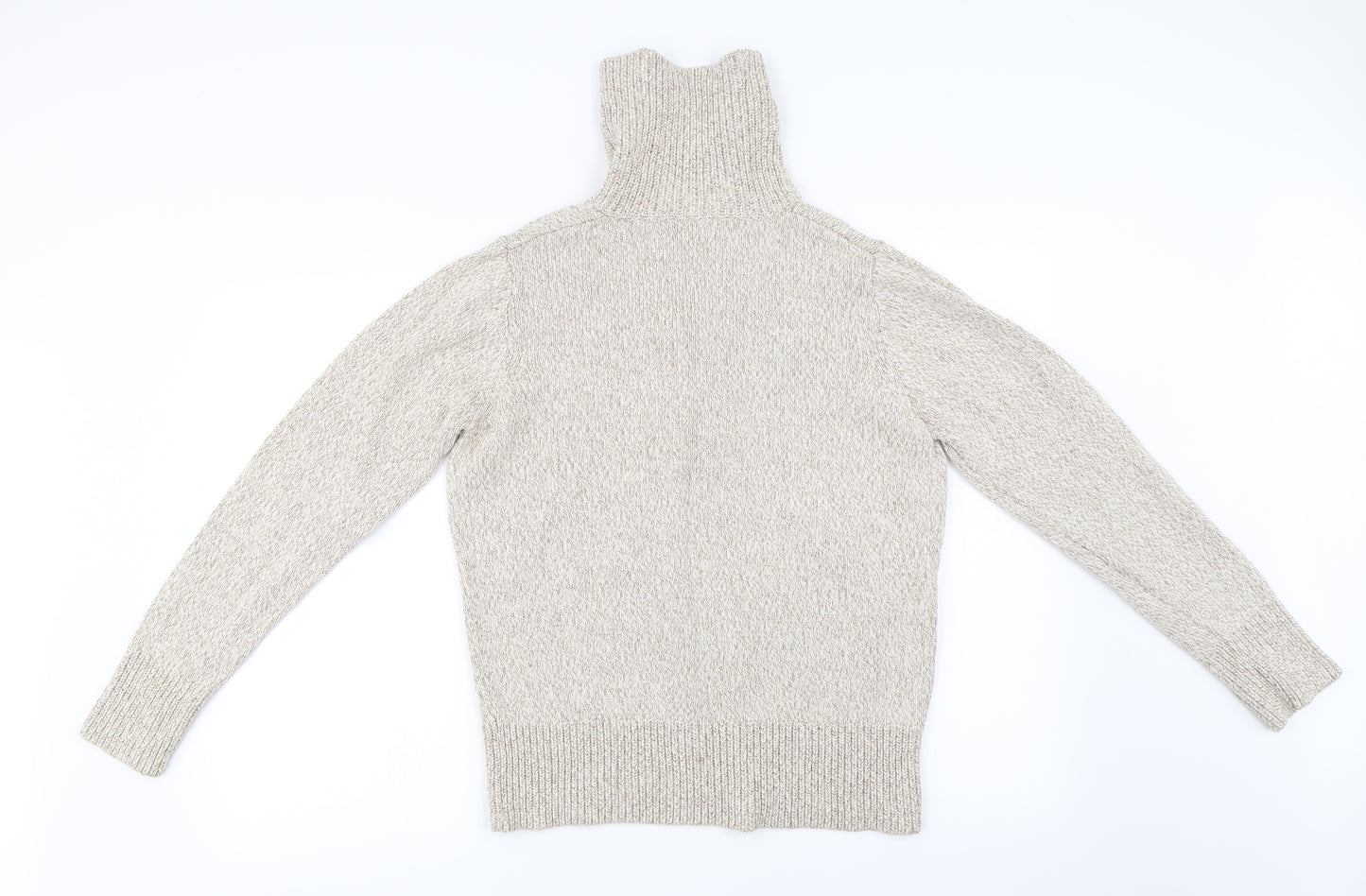 BHS  Womens Beige   Henley Jumper Size 16